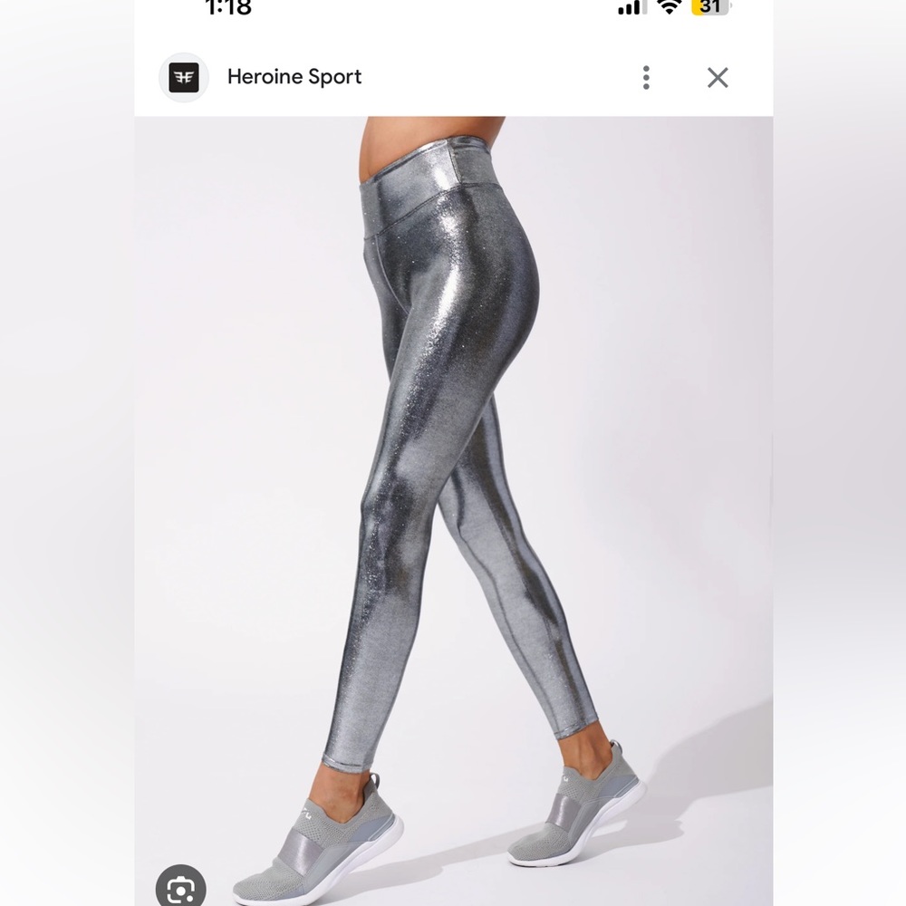 Heroine sport metallic marvel leggings
